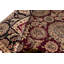 Manchuria Hand-Knotted Wool Oriental Area Rug in Wine/Beige