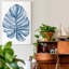Reproduction d’art sur toile tendue « Indigo tropical Leaves I »-722693453