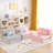Kids Sofa Foldable Floor Mattress, Toddler Floor Fold Out Couch Sofa Bed, Child Futon Folding Chair Floor Bed With Storage Bag-564066127