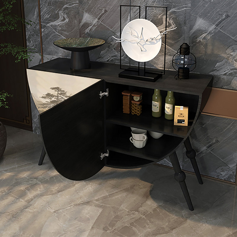 Armoire décorative en demi-cercle