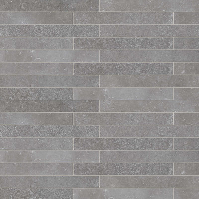 Blues 3 in. x 24 in. Linear Distressed and Glazed Porcelain Tile