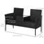 Chaise de patio avec coussins Bromelaid-1167346621