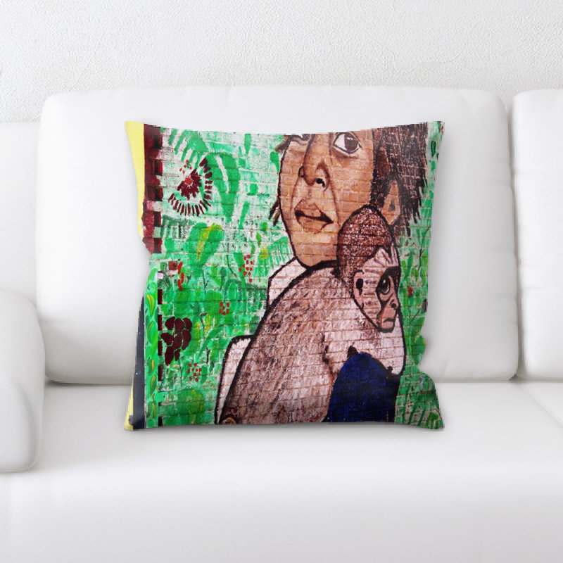 Microsuede Reversible Throw Pillow