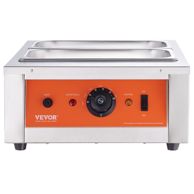 Machine à tremper le chocolat avec cuve 17,6 lb 2 cuves VEVOR