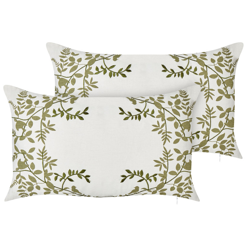 Altura Floral Cushion, 30"H x 50"W, Rectangular