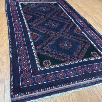  Tapis en laine Balouchi fait à la main