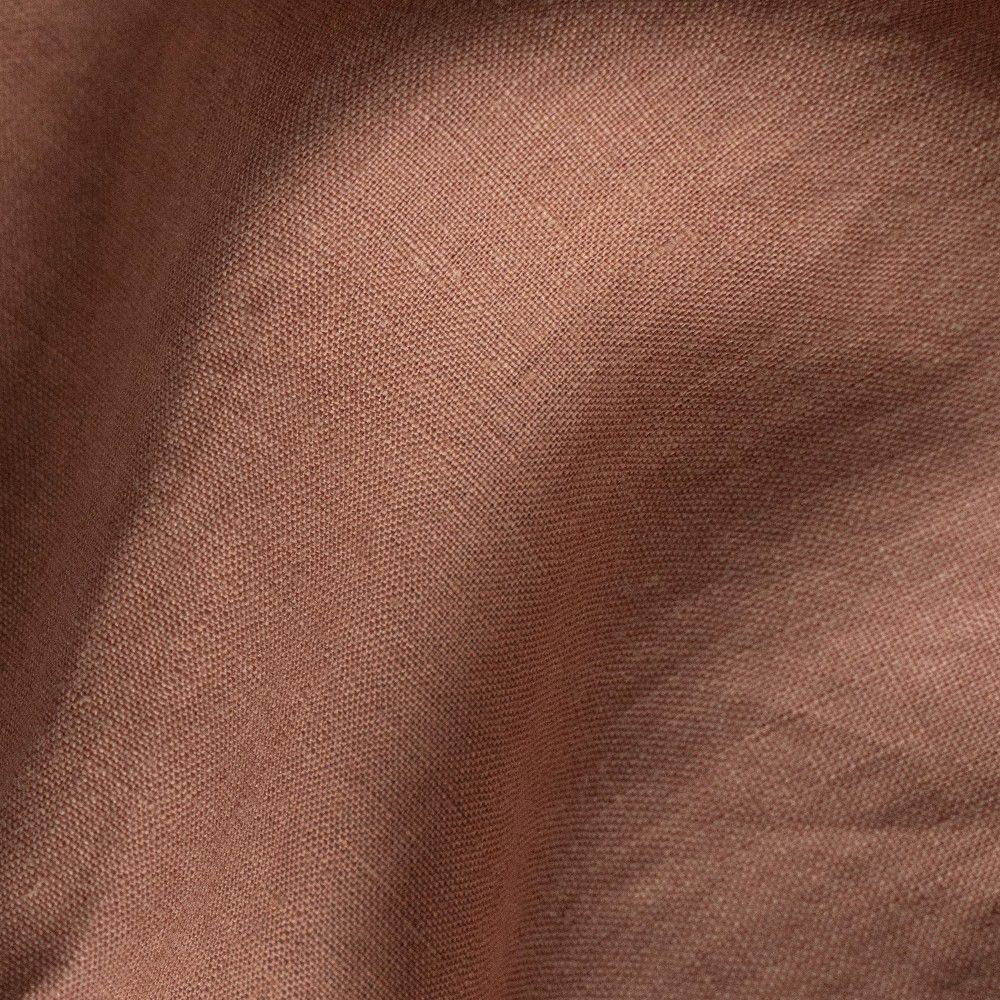 Linen Sheet Set, Clay, King Sheet Set with 2 Pillowcases