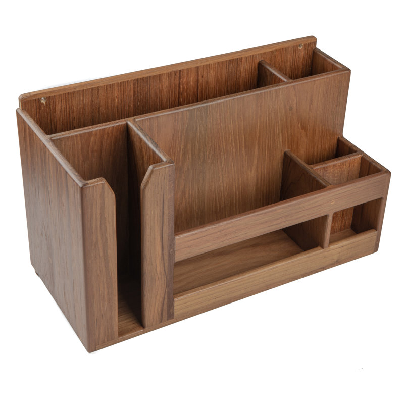 Premium Grade Teak Wall Mount Kitchen Organizer