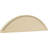 Segment Arch Smooth Signature Urethane Pediment, Primed Tan-113022678-102752837