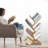 Dionisie 6-Tier Tree-Shape Bamboo Small Bookcases Book Organizer