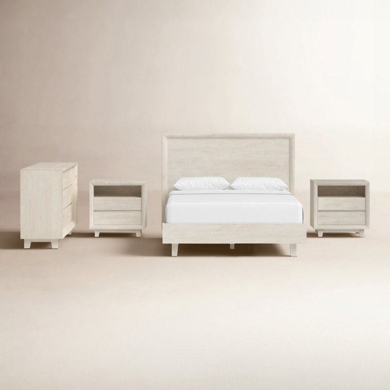 Lorinda 4 Piece Bedroom Set, Queen