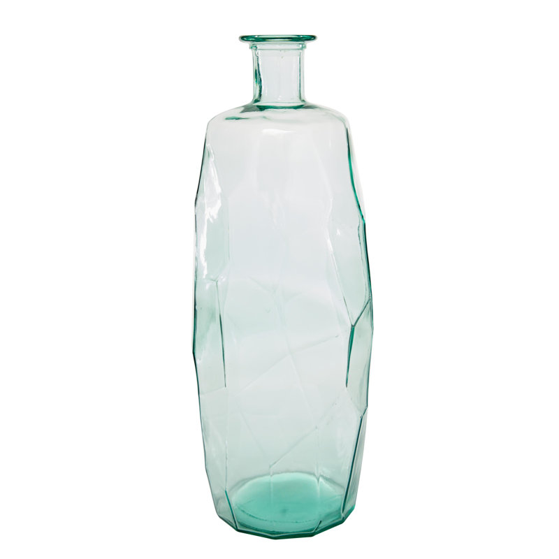 Vase décoratif en verre recyclé fait à la main Ayana