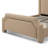 Elegant Upholstered Bed Frame With Nailhead Trim.-1679277600-1679277602
