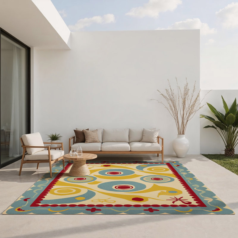 Snazzy Prime Flex Indoor And Outdoor Area Rug, Rectangle 2' x 3'