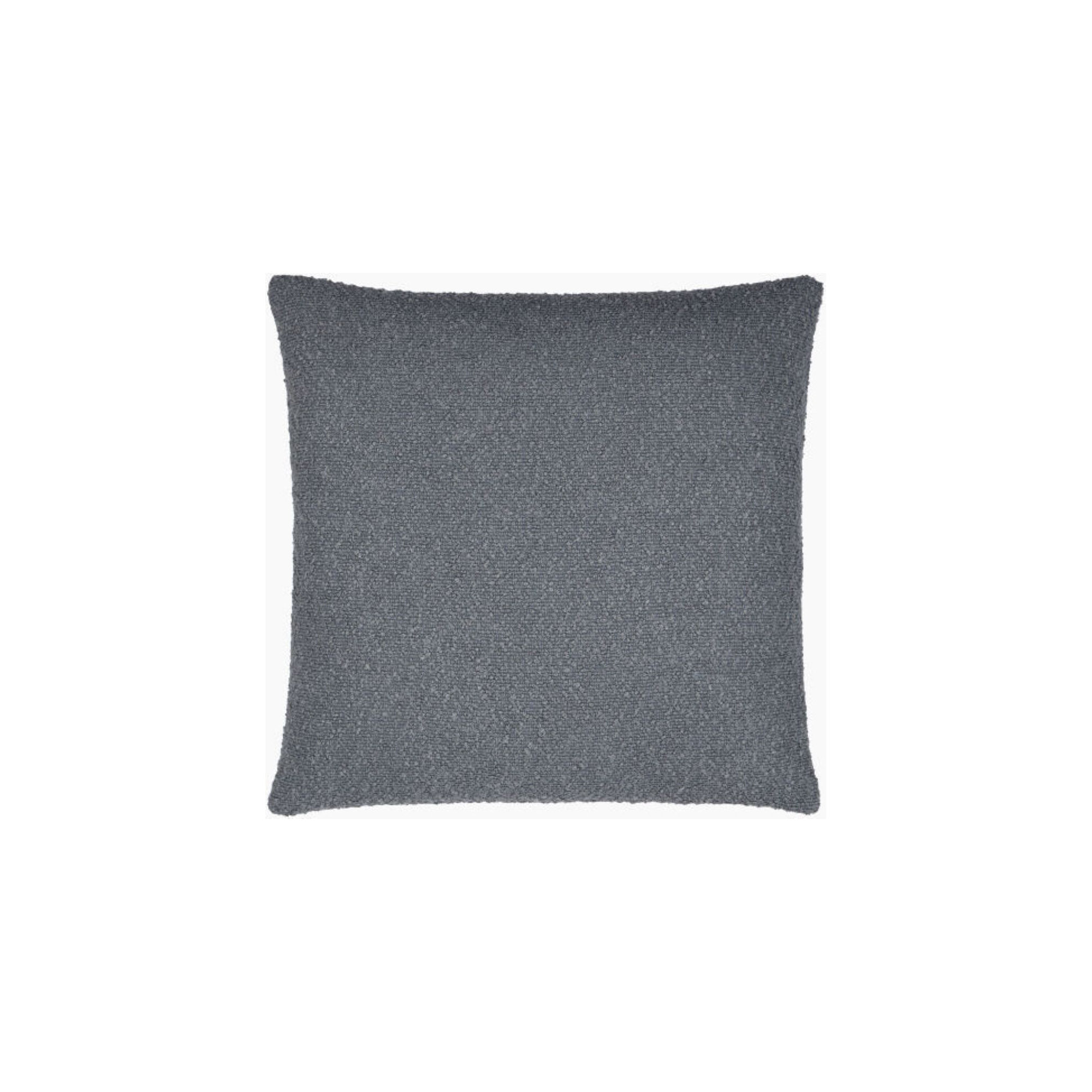 Amalfi Boucle Throw Pillow, 20" x 20", Gray, Down