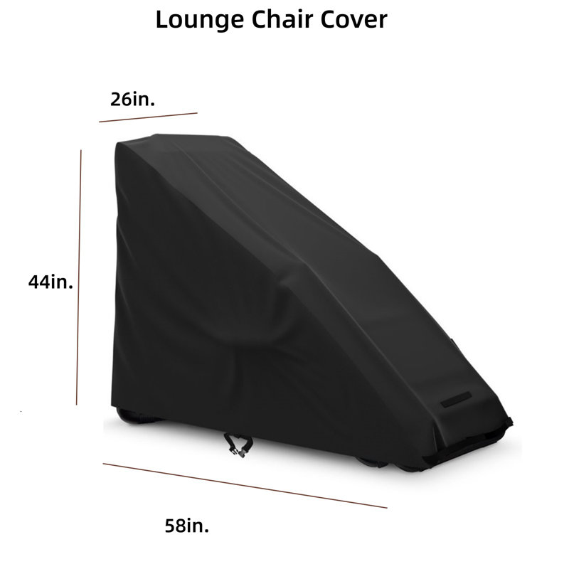 Outdoor Lounge Chair Cover ,Chaise Lounge Protector for Patio Furniture