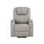 Fauteuil inclinable en chenille avec lève-personne électrique et massage