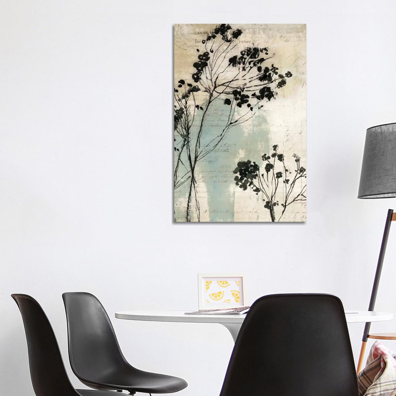 Inky Floral I - Wrapped Canvas Painting