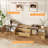 94.5'' Natural Oak TV Stand for TVs Up to 100'', Modern Entertainment Center with 2 Drawers & 4 Storage Cabinets-1791529244
