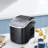 26 Lb.Daily Production Bullet Ice Countertop Ice Maker, Self-Cleaning Ice Makers-78609293