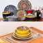 Service de vaisselle 16 pièces, assiettes et bols Boho Style-2134105739