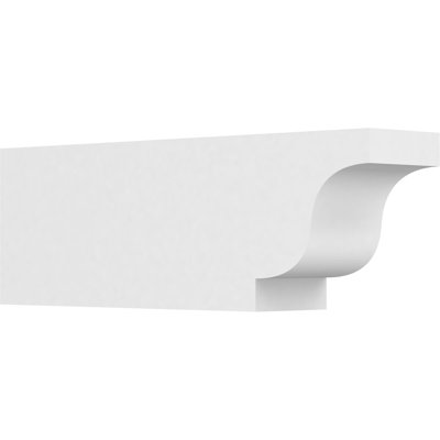 5"W x 8"H x 24"L Standard Newport Architectural Grade PVC Rafter Tail