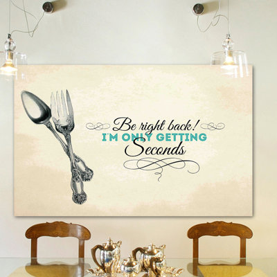 Getting Second - Wrapped Canvas Print