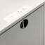 Table de chevet 3 tiroirs avec station de charge et ports USB, blanc