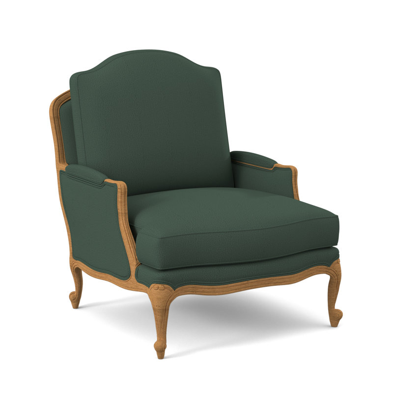 St. Helena Armchair, Amber, Structure Royal Blue