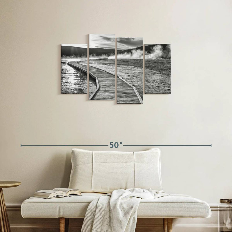 Lilie Monochrome Boardwalk, 22'' H x 36'' W