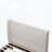 Upholstered Bed Frame High Headboard Chenille Cloth Slat Support-1102596517