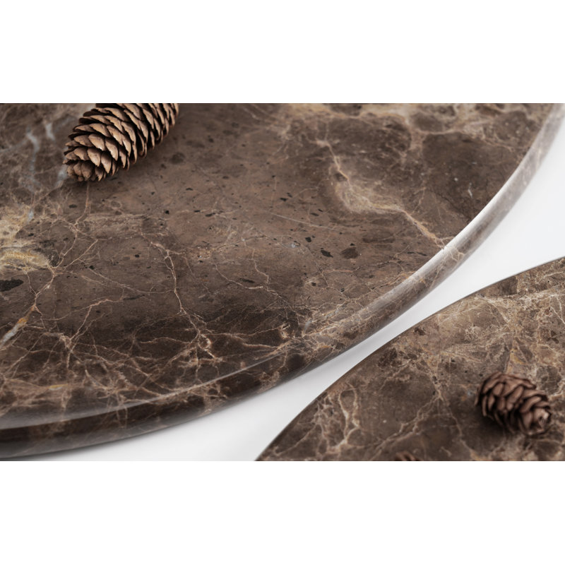 Corner Stone Floating Shelf, Emperador Dark