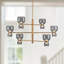 Sutton 36-in Black dimmable LED Chandelier-1946630250-1946630252