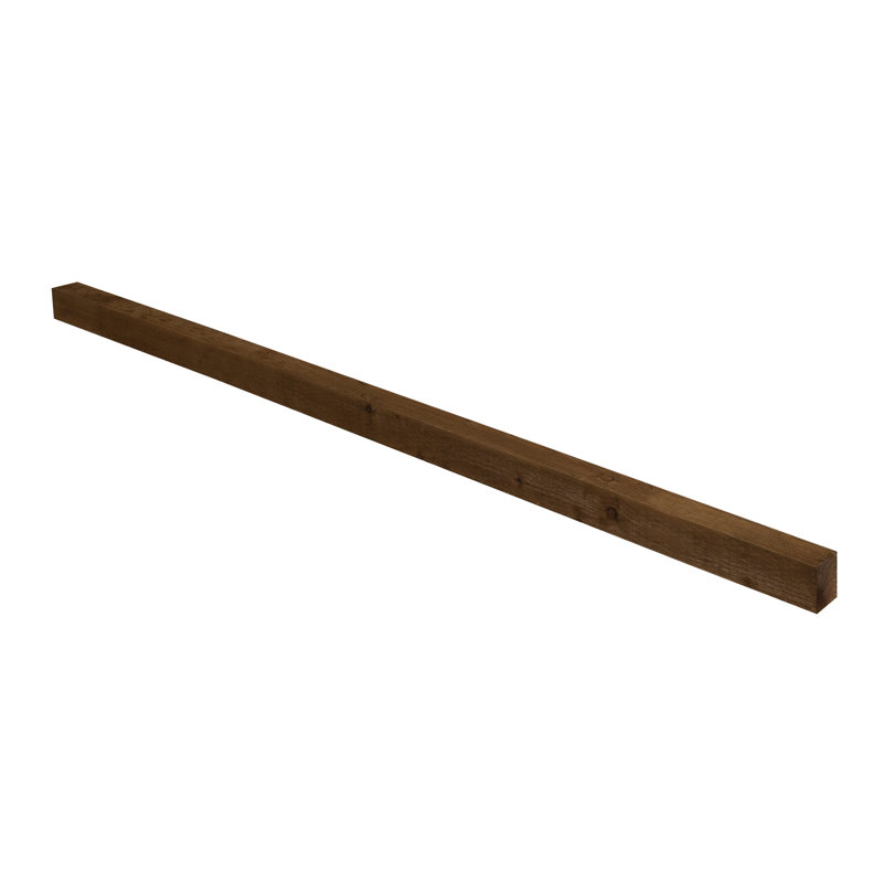 Forest Garden Rough Sawn Wood Corner Post for Posts, 210cm H x 7.5cm W x 7.5cm D