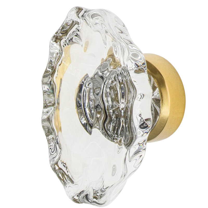 Chateau 1.75" Novelty Oval Knob, Unlacquered Brass