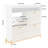 Space-saving White Mdf Shoe Cabinet Modern Rustic Design Entryway