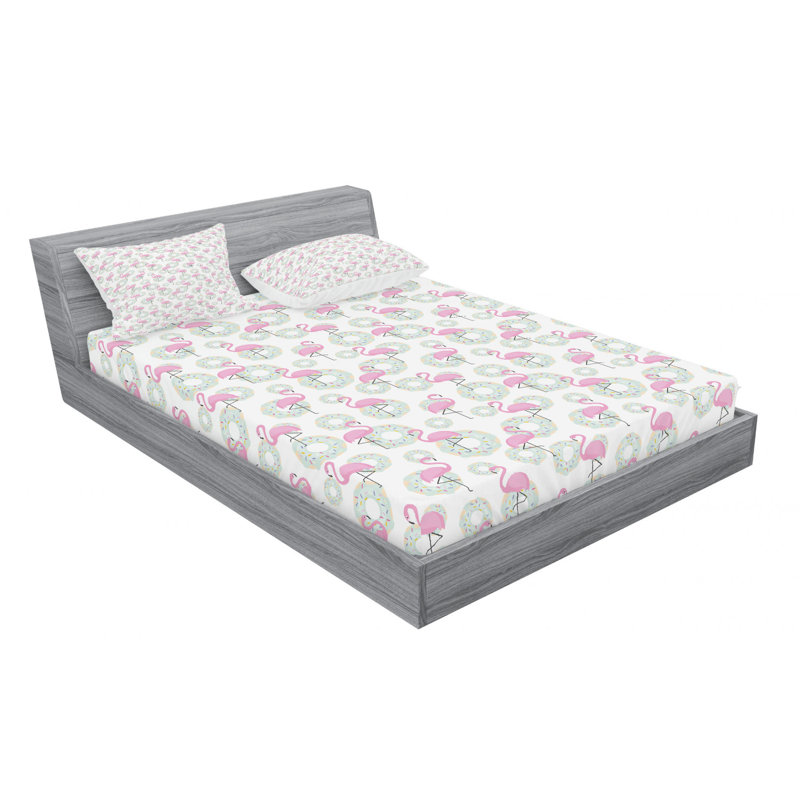 Microfiber Sheet Set, Queen Sheet Set + Fitted Sheet + 2 Pillowcases