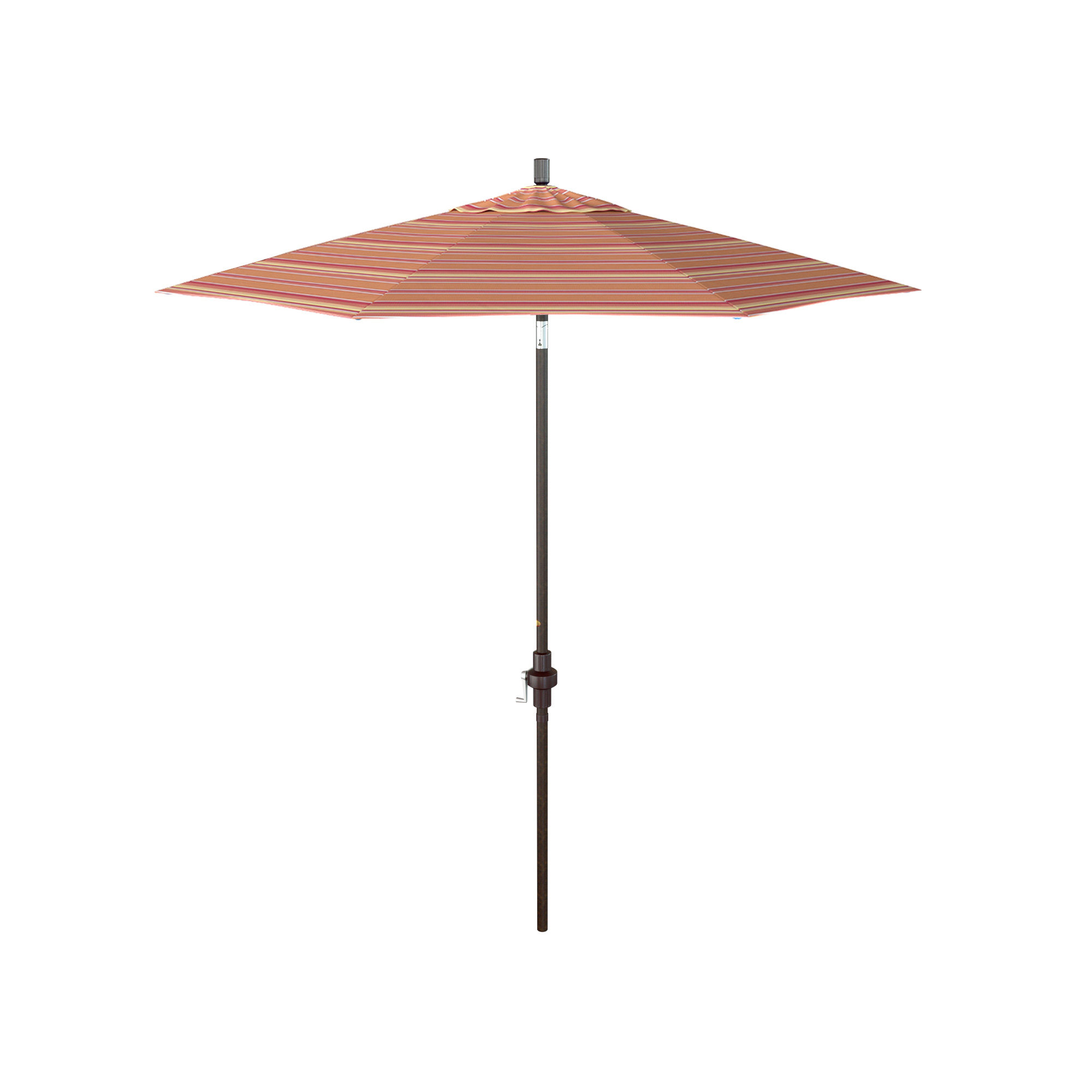 Che 90'' Outdoor Umbrella, Dolce Mango Stripe Sunbrella®