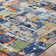Wool Abstract Area Rug in Blue