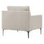 Chaise d'appoint moderne rembourrée avec coussins-139338679
