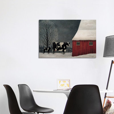 Midwest Winter by Lowell Herrero - Wrapped Canvas Painting