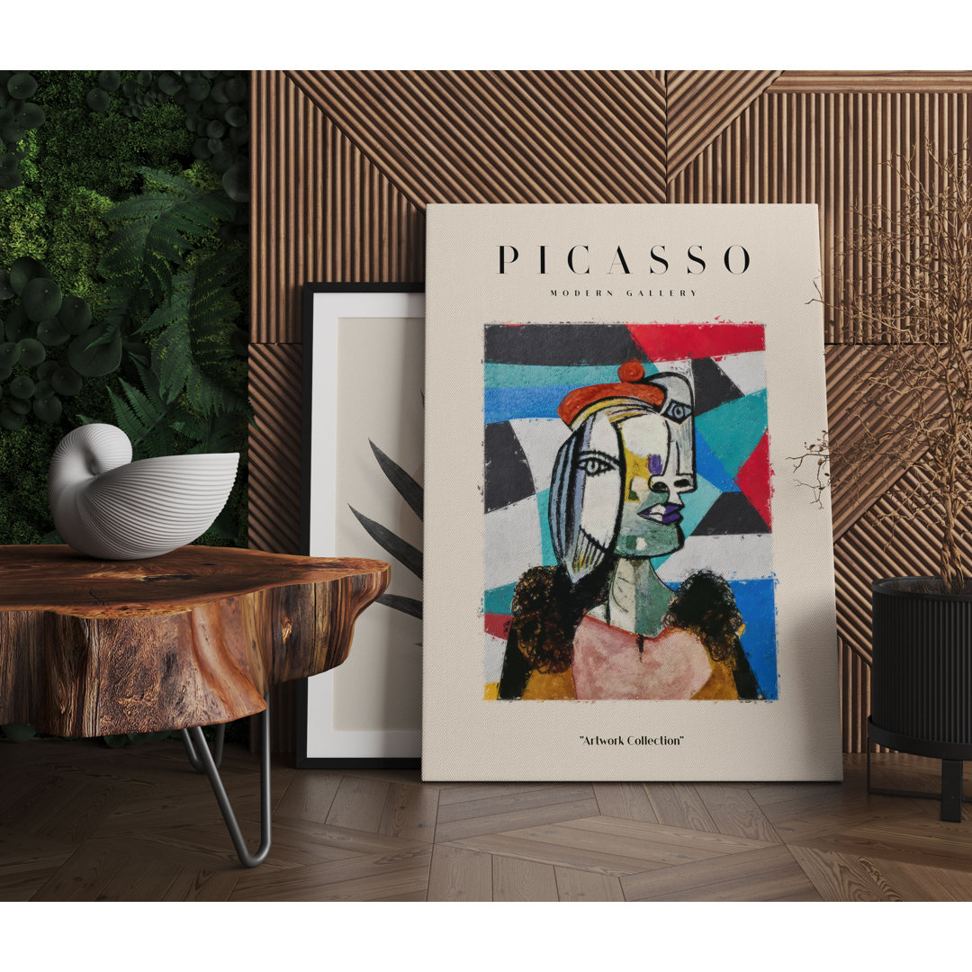 Picasso Art Collection - Frau Mit Hut II Als Leinwandbild Art_0879