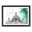 Birds Above Sacre Coeur Paris Painting - Single Picture Frame Print on MDF-56633747-56633751