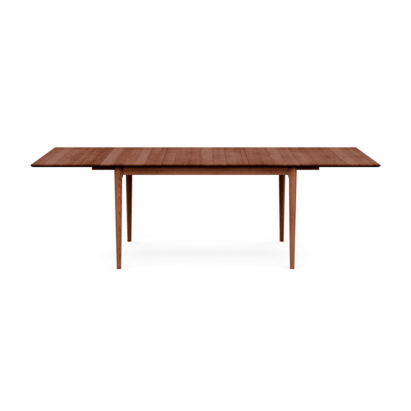 Sarah Four Leg Extension Table, Cognac Cherry, 42" W x 96" L