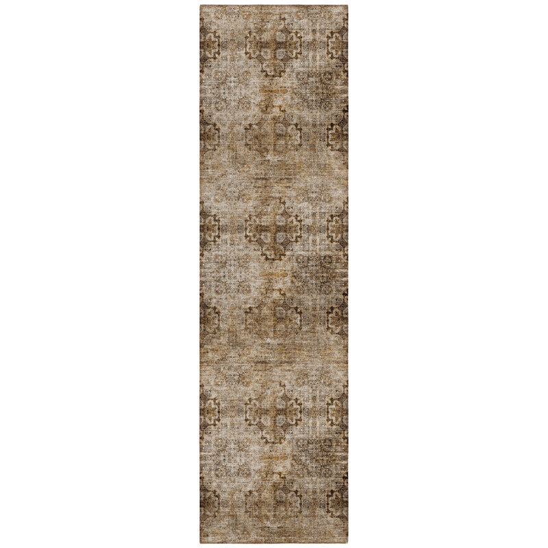 Tapis de couloir intérieur 8 po taupe