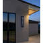 Vertical Backlit Modern Address Plaque (4" Numbers - 1 Character) - Grey/Brushed Aluminum-127681985-125781314-125781310