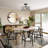 Baconton Crystal Semi Flush Mount