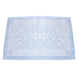 French Home Linen Astra Placemats - Ivory and Light Blue