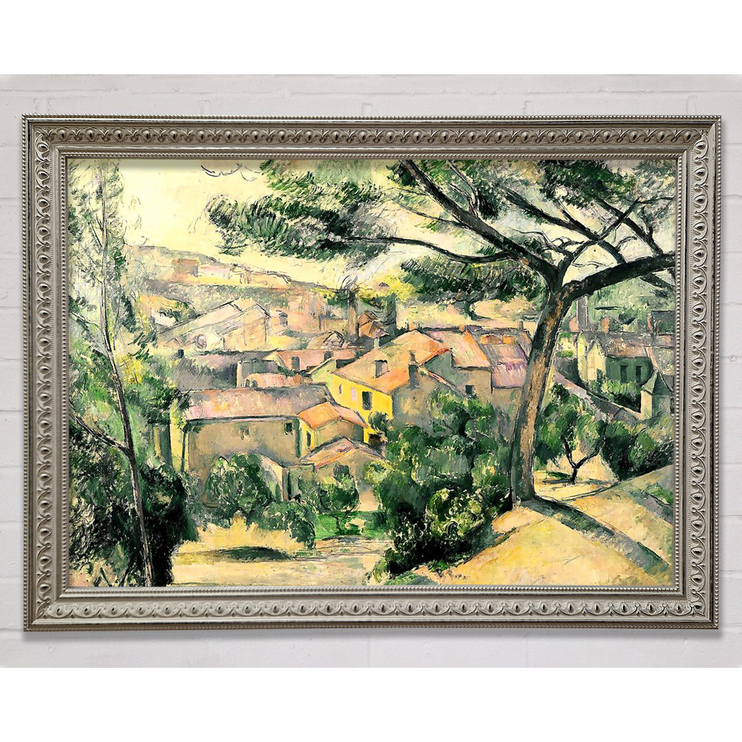 Lestaque Against The Sunlight von Paul Cezanne - Einzelne Bilderrahmen Kunstdrucke