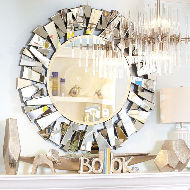 Circle Cityscape Mirror